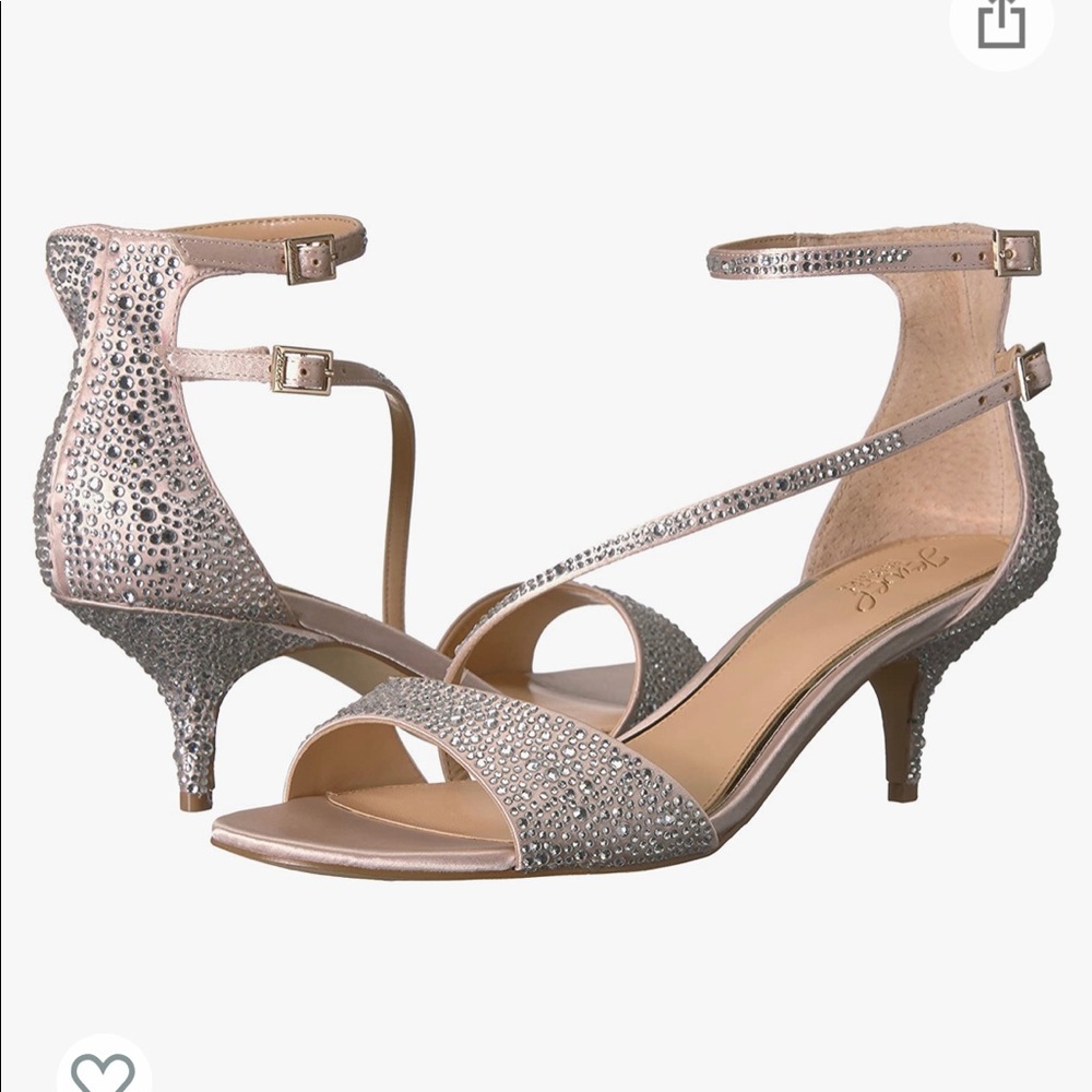 Badgley Mischka kitten heels